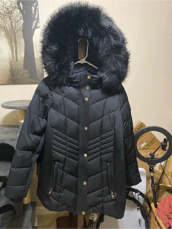 Michael Kors Jackets & Blazers - Michael Kors Black Jacket with Gold Logo